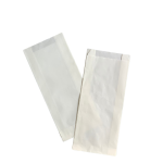 Paper Bag for Banh Mi White/Brown - Image 2